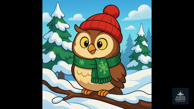 Chanson du Hibou qui Observe la Forêt d’Hiver – Contes de Fées du Dakota du Nord