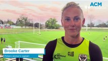 Maitland Pickers women's tackle captain Brook Carter.