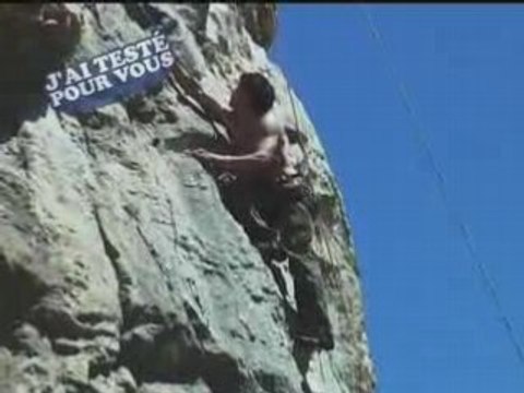 Taïg Khris teste l'escalade