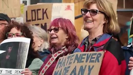 Protesters gather in Windsor ahead of Trump's second state visit