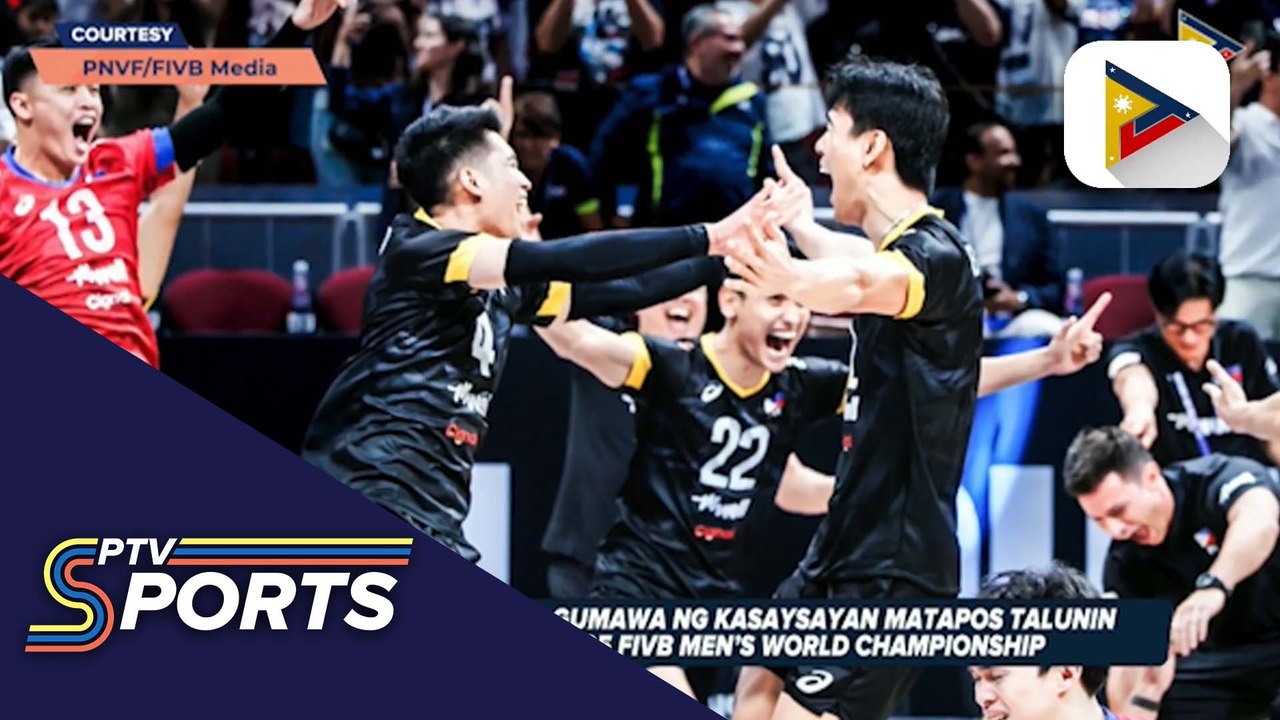Alas Pilipinas Men, gumawa ng kasaysayan matapos talunin ang Egypt sa 2025 FIVB Men's World Championship