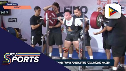 Jason Galauran, bagong highest Pinoy powerlifting total record holder