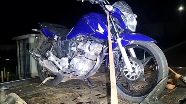 Polícia Militar recupera motocicleta Honda Fan furtada em Cascavel