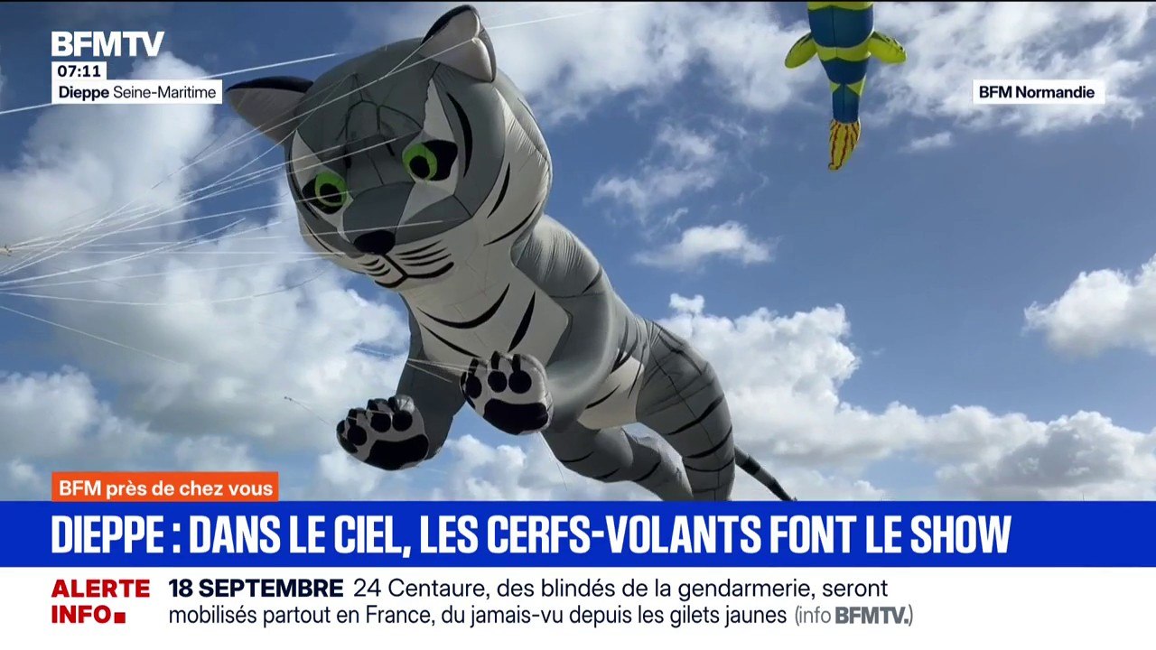 À Dieppe, le festival international de cerfs-volants bat son plein