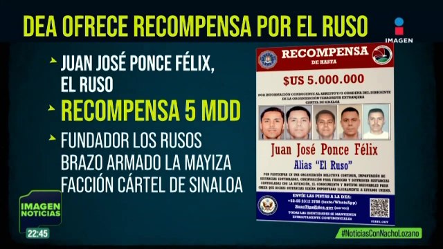 EUA ofrece 5 millones de dólares por “El Ruso”, acusado de crimen organizado