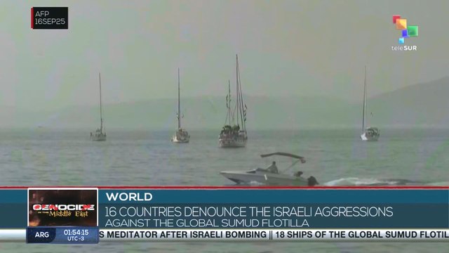 16 countries denounce the Israeli aggressions against the global Sumud Flotilla