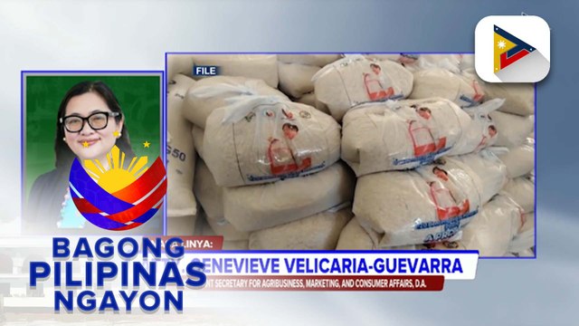 Panayam kay D.A., assistant secretary for Agribusiness Marketing and Consumer Affairs, Atty. Genevieve Velicaria-Guevarra ukol sa paglulunsad ng 'Benteng Bigas, Meron na!' program sa mga tricycle and jeepney drivers
