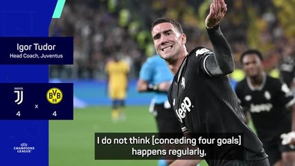Unlikely draw a small positive for Tudor after Juventus-Dortmund epic