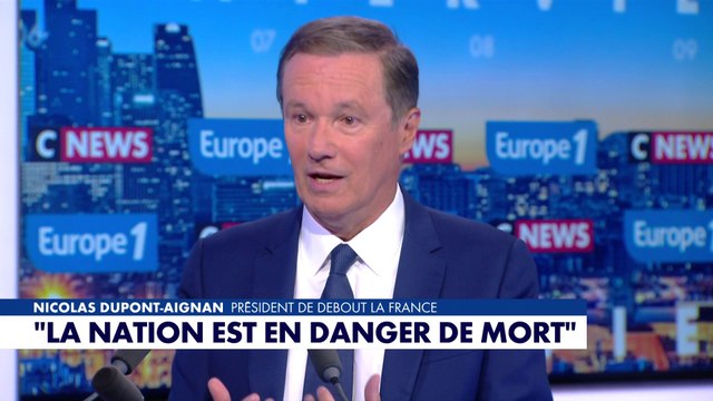 Nicolas Dupont-Aignan : «La responsabilité des parlementaires est de lancer la destitution»