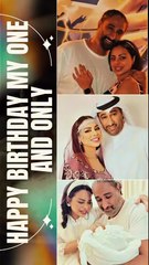 لقطات هند البلوشي مع زوجها في عيد ميلاده