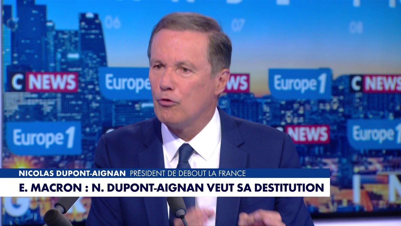 Nicolas Dupont-Aignan : «C'est soit la rue, soit le vote et je ne serais jamais du côté de la rue»