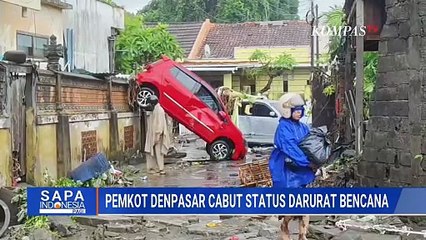 Status Tanggap Darurat Banjir Denpasar Dicabut, Masa Pemulihan Hingga Desember 2025 | SAPA PAGI