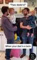 Children Reactions When Fathers Are Twin