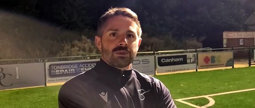 Mike Hamm after Steyning Town are knocked out of FA Cup by Tonbridge