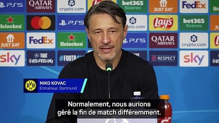 Kovac frustré d'avoir laissé échapper la victoire à Turin