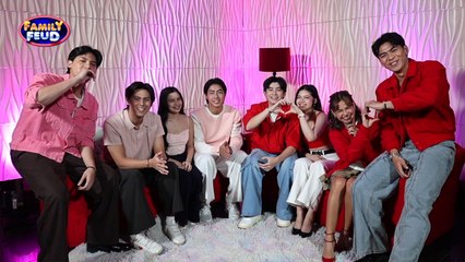 Family Feud: Fam Huddle with the cast of 'Maka Lovestream' | Online Exclusive