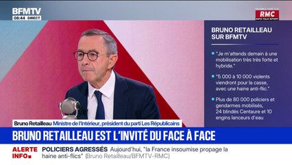 Bruno Retailleau restera-t-il ministre de l'intérieur? "Pas automatiquement, c'est mal me connaitre", répond l'intéressé