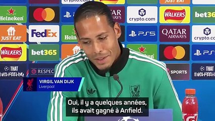 Virgil van Dijk : "Beaucoup de respect pour l'Atlético"