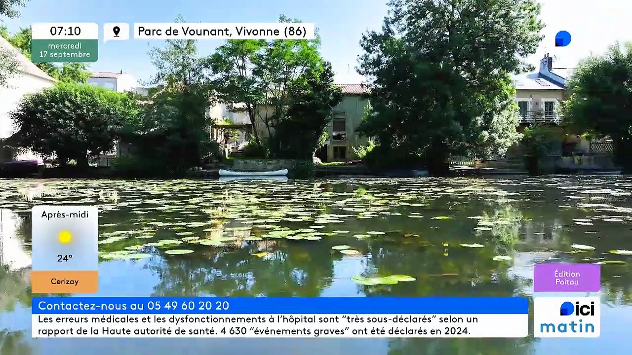 17/09/2025 - ici matin par ici Poitou en vidéo
