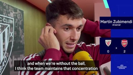 Defensive strengths delight Arsenal's Zubimendi in Bilbao
