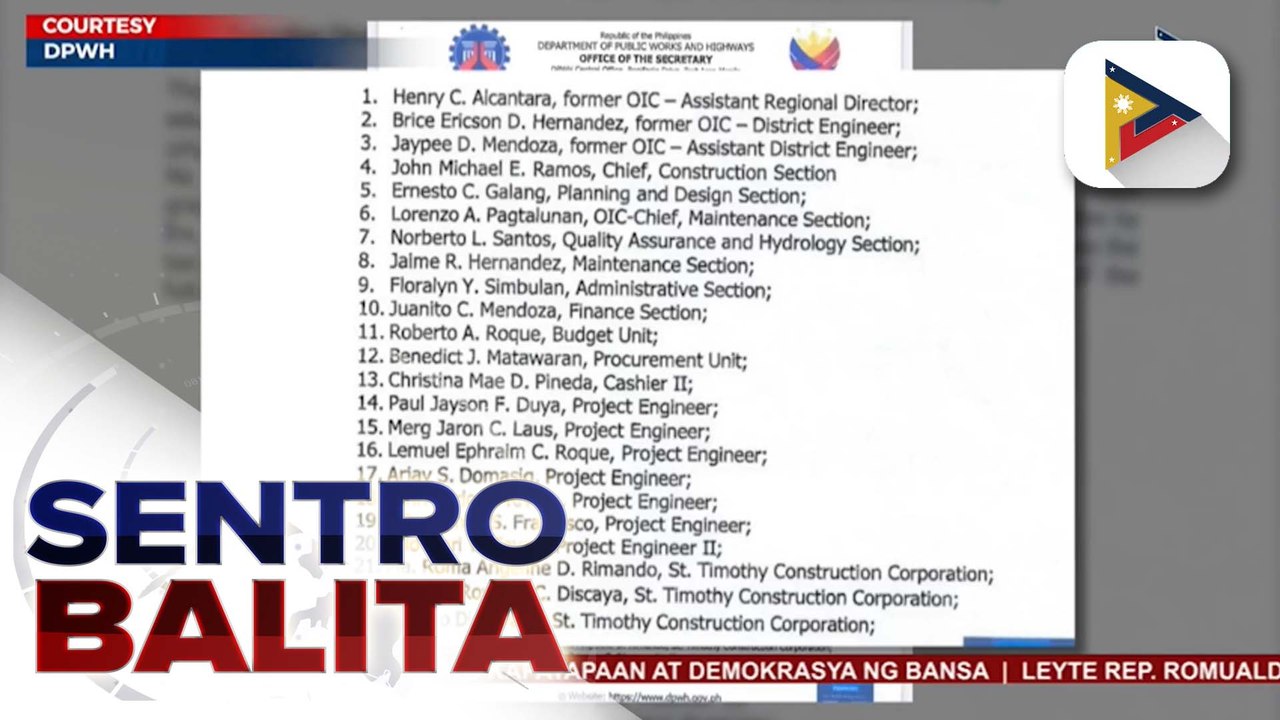 Bank accounts ng 26 indibidwal na isinasangkot sa maanomalyng flood control projects, pinatawan na ng freeze order ng korte