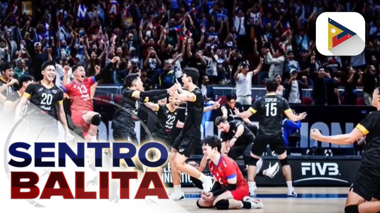 Alas Pilipinas, gumawa ng kasaysayan matapos matalo ang world No. 21 na Egypt sa 2025 FIVB Volleyball Men's World Championships | ulat ni Bernadette Tinoy