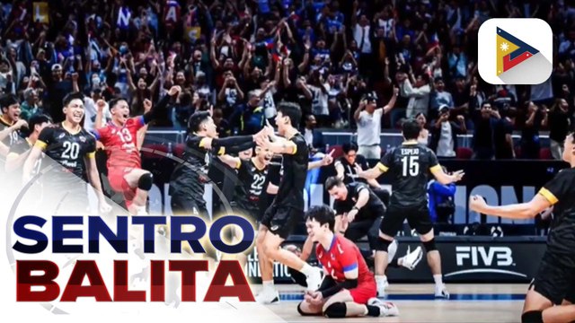 Alas Pilipinas, gumawa ng kasaysayan matapos matalo ang world No. 21 na Egypt sa 2025 FIVB Volleyball Men's World Championships | ulat ni Bernadette Tinoy
