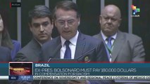 Brazil: Ex-Pres. Bolsonaro must pay 180,000 dollars in compensation for racism