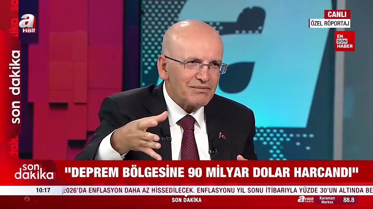 Mehmet Şimşek: Enflasyon 2026'da yüzde 20'nin altına inecek