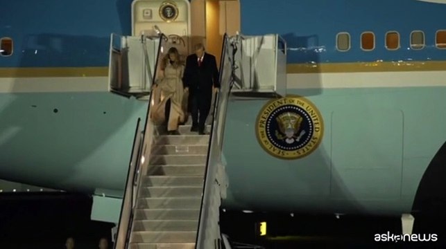 Trump arrivato Londra per la seconda visita di Stato in Gb