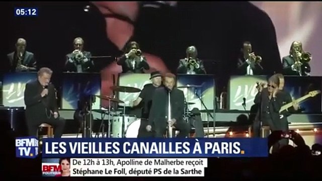 Johnny Hallyday – 25 juin 2017 | BFMTV Journal de la Nuit – Le concert des Vieilles Canailles à Bercy