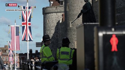 Sécurité Windsor avant l'arrivée du couple Trump