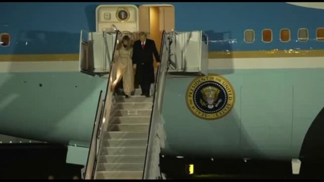 Trump arrivato Londra per la seconda visita di Stato in Gb