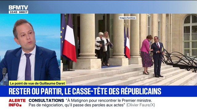 ÉDITO - Nouveau gouvernement: Les Républicains vivent avec l'obsession de ne surtout pas se dissoudre dans le macronisme