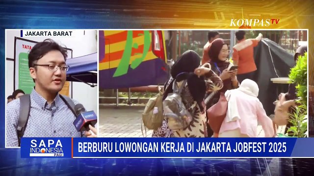 [FULL] Jakarta Job Fest 2025 Dibuka, Pencari Kerja Antusias Berburu Loker | SAPA PAGI