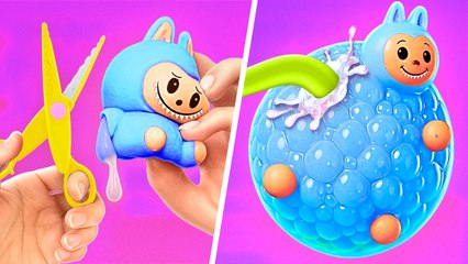 Regular or Glam Labubu School Supplies!🚌👩🏼‍🏫 Actually Cool DIY Crafts & Cardboard Fun