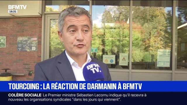 Policier agressé à Tourcoing: Je souhaite un changement profond de la loi , affirme Gérald Darmanin, ministre démissionnaire de la Justice