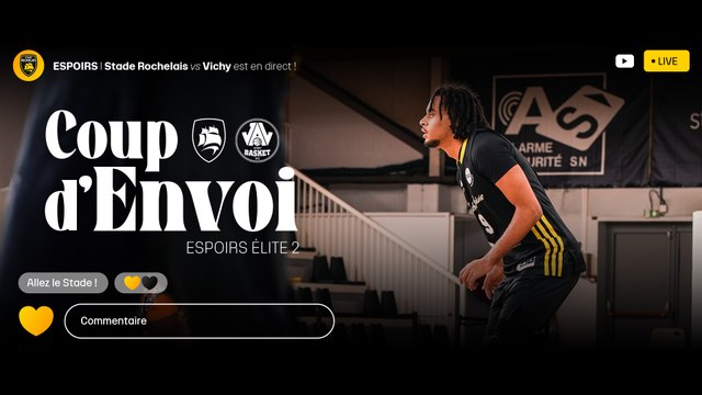 LIVE ESPOIRS ÉLITE 2 - Stade Rochelais vs Vichy