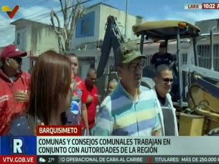 Lara I Arrancó Plan de Asfalto en unión con las UBCh y los Consejos Comunales en el mcpio. Iribarren