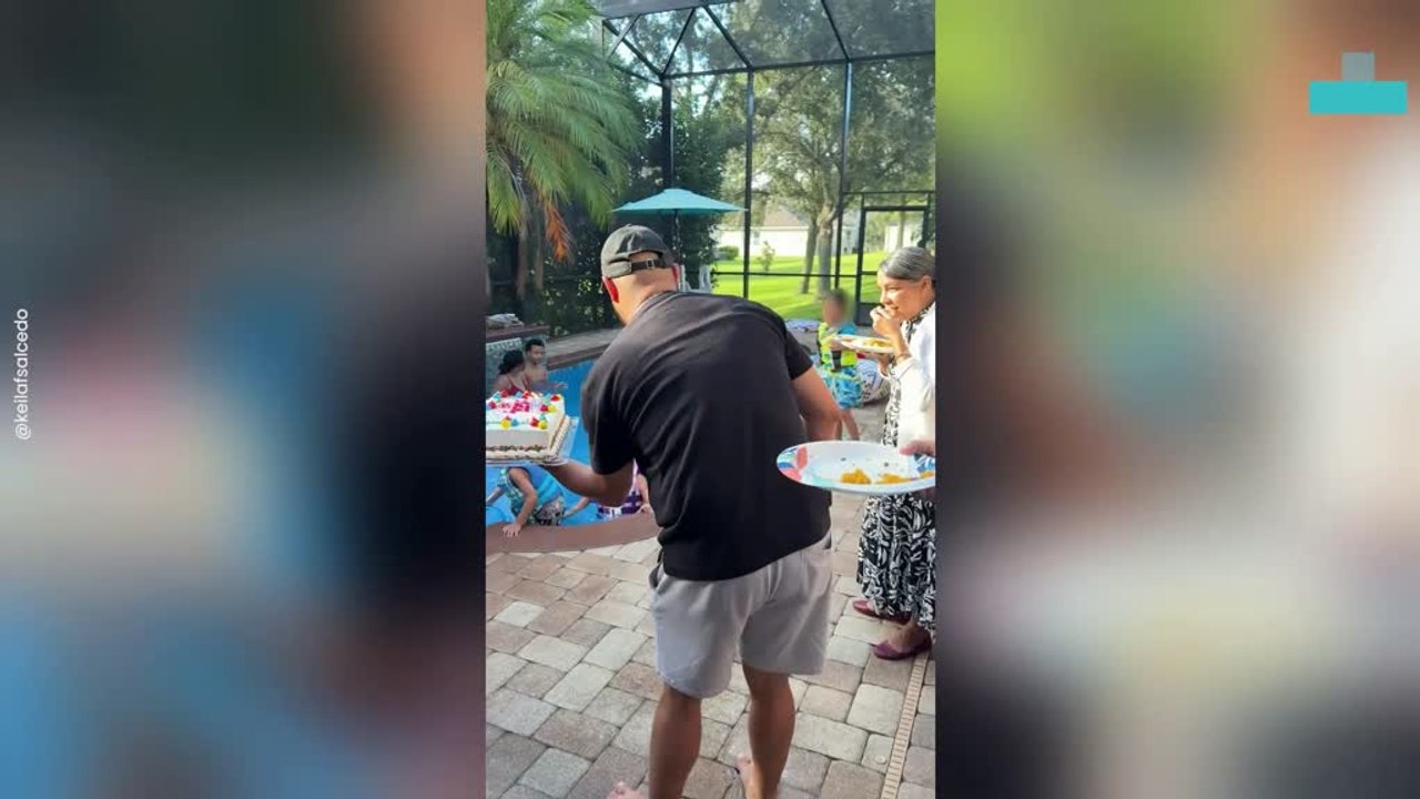 Dad Drops Son’s Birthday Cake Mid-candle Blow
