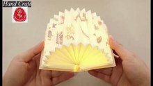 DIY Book Lamp 📖✨ Pop-Up Paper Shade |10-Minute Craft With Fairy Lights