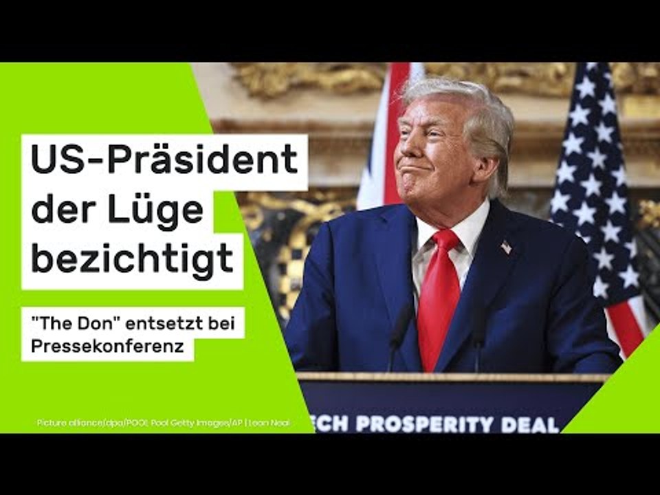 Donald Trump: 'The Don' entsetzt bei Pressekonferenz - US-Präsident der Lüge bezichtigt