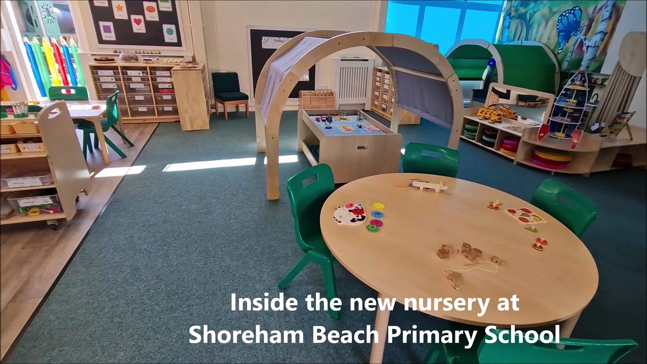 See inside the new nursery at Shoreham Beach Primary School