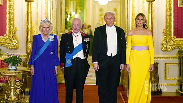 Kate Middleton Glitters in Gold With Princess Diana's Tiara at State Banquet _ E