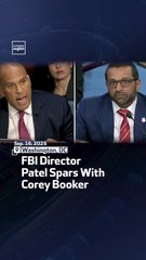 FBI Director Patel Spars With Corey Booker