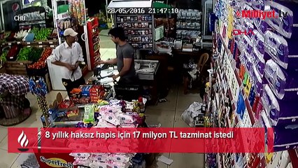 8 yıllık haksız hapis için 17 milyon TL tazminat istedi