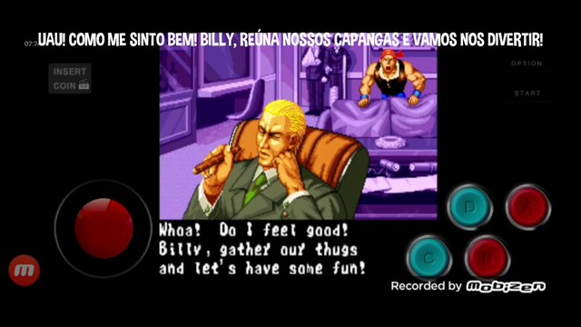 Fatal Fury 3 Geese Howard vs Jin Chonshu final falas traduzidas para o português parte 2