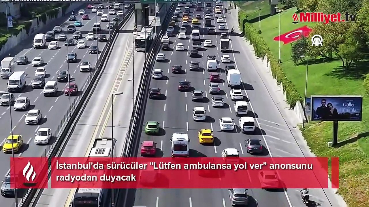 İstanbul trafiğinde yeni dönem! Sürücüler 'Lütfen ambulansa yol ver' anonsunu artık radyodan duyacak