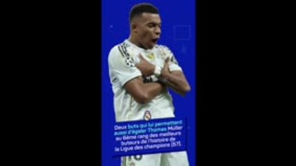Real Madrid - Mbappé atteint les 50 buts avec le Real et égale Thomas Müller en C1