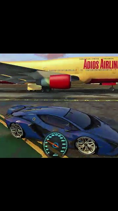 GTA 5 Airplane Landing ✈️ | Perfect Touchdown #Shorts